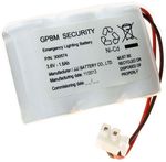 3,6 V, 1,6 Ah, Stecker seitlich, NiCd