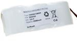 3,6 V, 2,5 Ah, 20 cm Kabel seitlich, NiCd