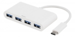 Deltaco USB-Hub 3.1 / USB-C - 4 Port USB-A