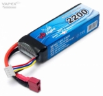 Li-Po 3S 11,1V 30C 2.200 mAh, T-kontakt Vapex